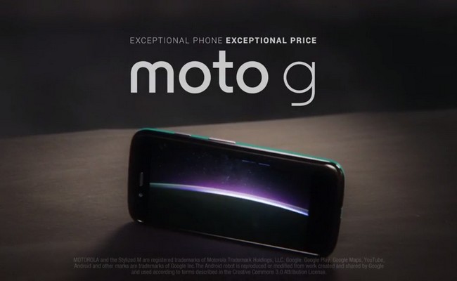 Prvi promo Moto G video
