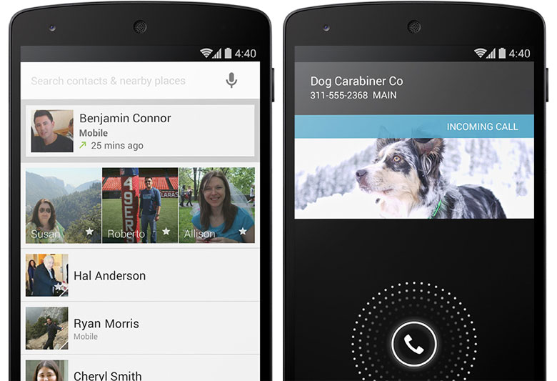 Android 4.4 ima opciju da prikazuje reklame dok birate telefonske brojeve