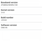 LG G Pro – screenshot – about