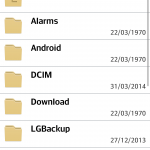 LG G Pro – screenshot – fajl menadzer
