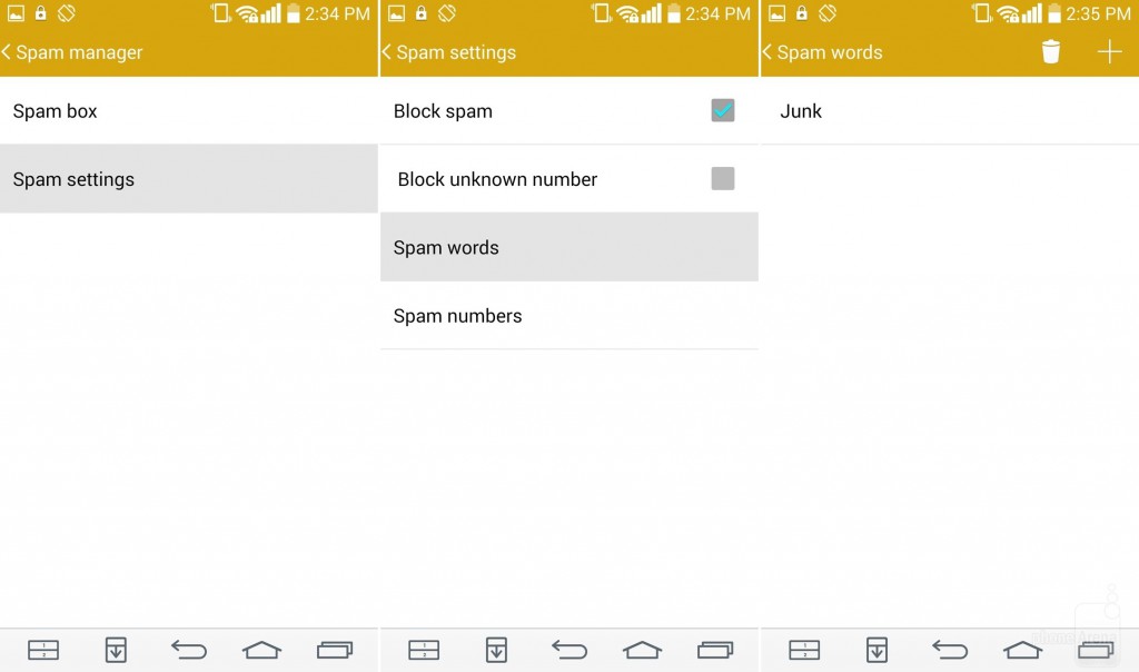 Adjust-message-spam-filter