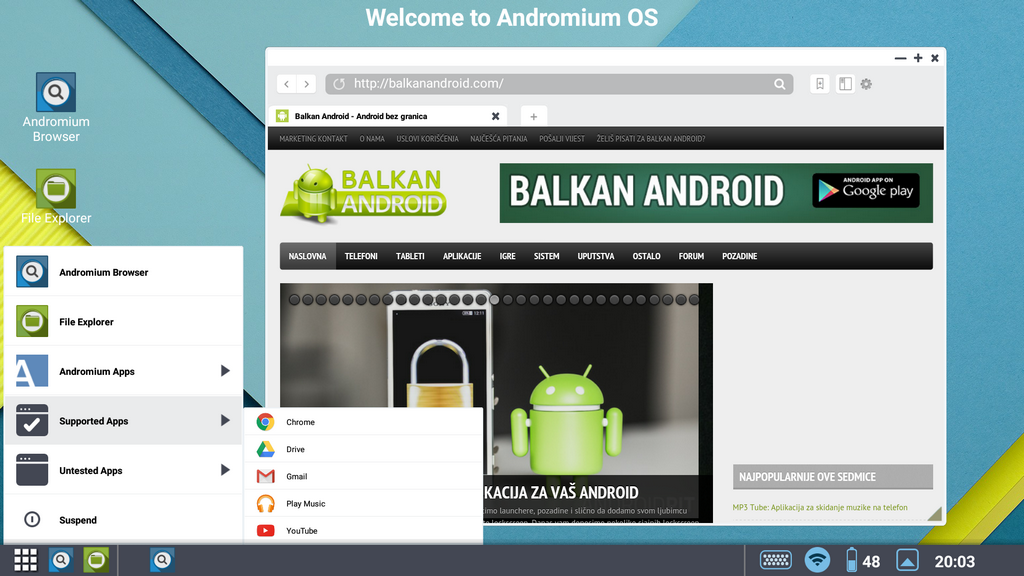 Andromium OS 01