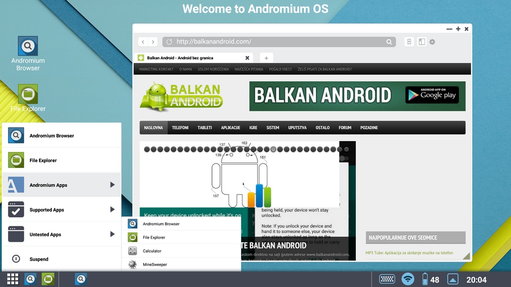 Andromium OS 02
