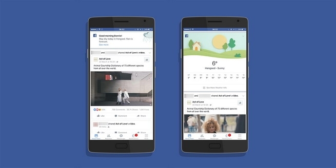 Facebook nudi i vremensku prognozu