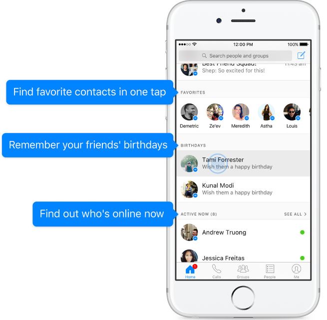 facebook messenger 2016 redizajn