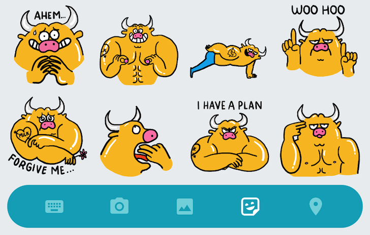 google allo stikeri