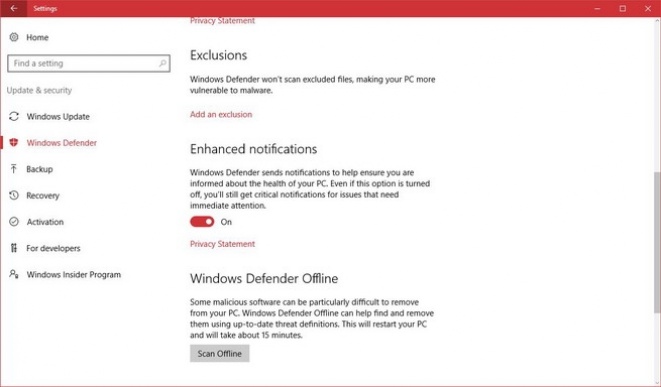 Novi Windows Defender skenira vaš računar u pozadini