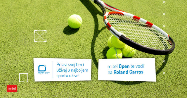 Mtel OPEN te vodi na Roland-Garros