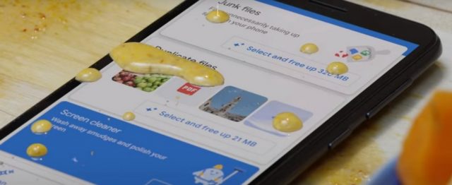 files by google screen cleaner